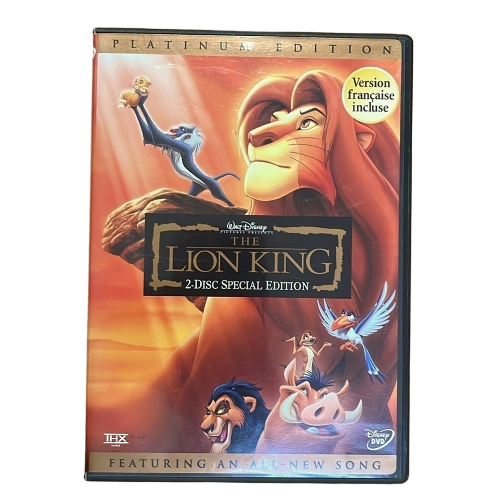 Disney Lion King DVD Platinum Edition 2 Disc Special Edition